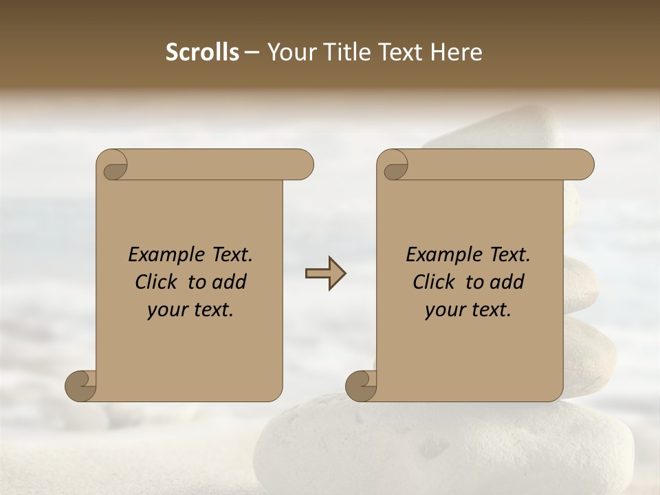 Beach Stones PowerPoint Template