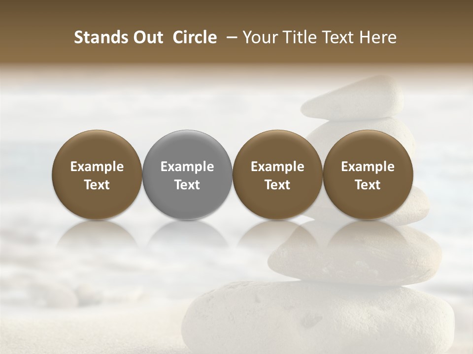 Beach Stones PowerPoint Template