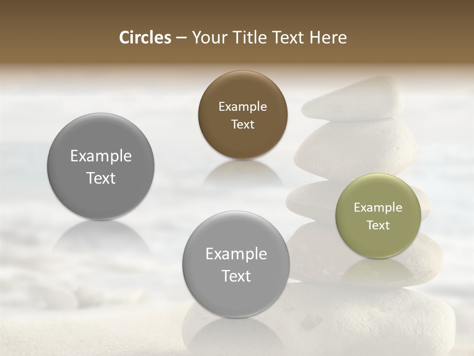 Beach Stones PowerPoint Template