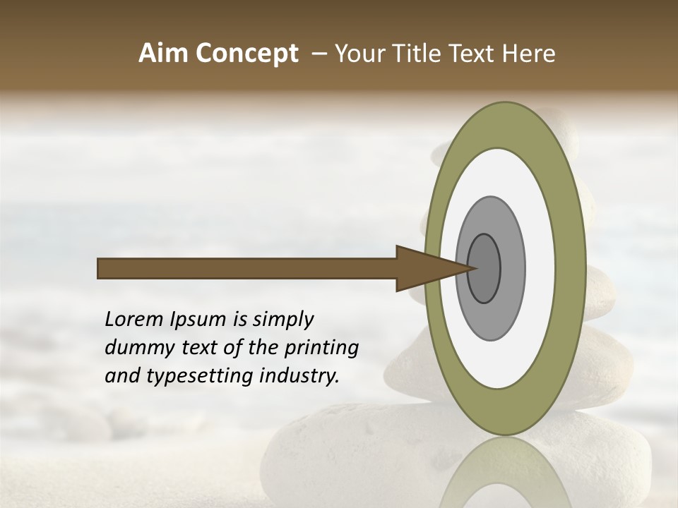 Beach Stones PowerPoint Template