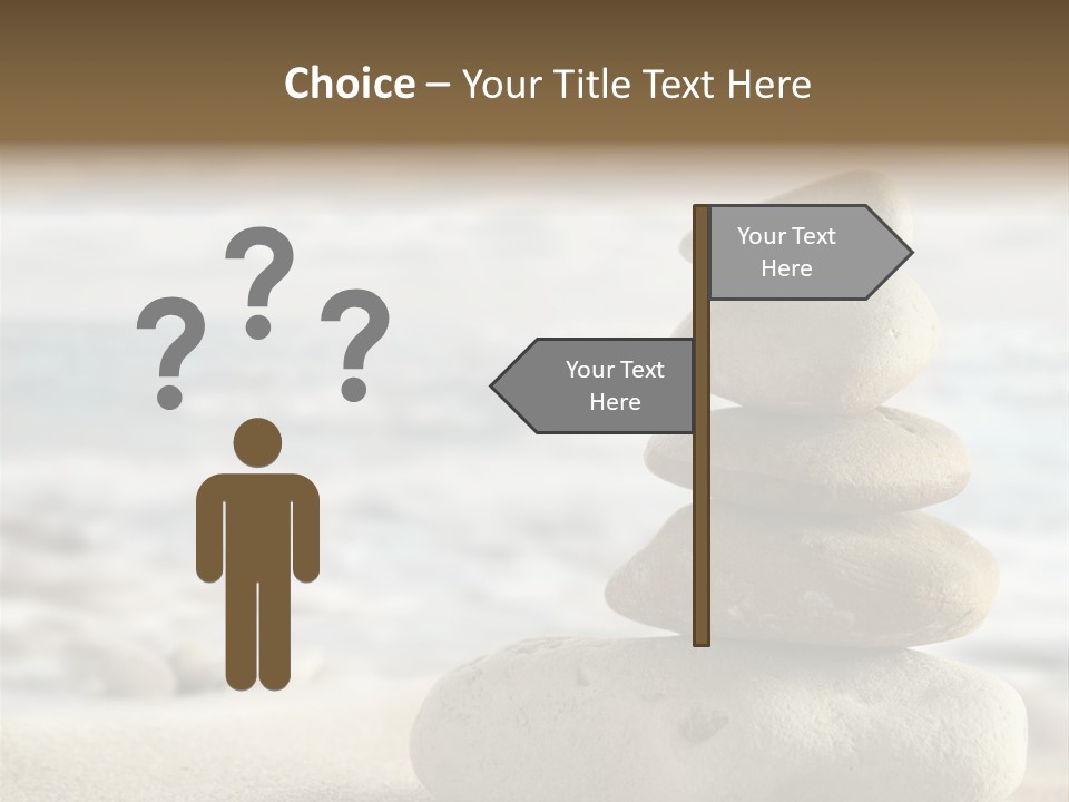 Beach Stones PowerPoint Template