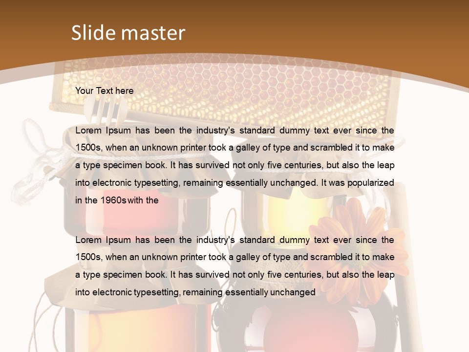 Jar Sweet Healthy PowerPoint Template