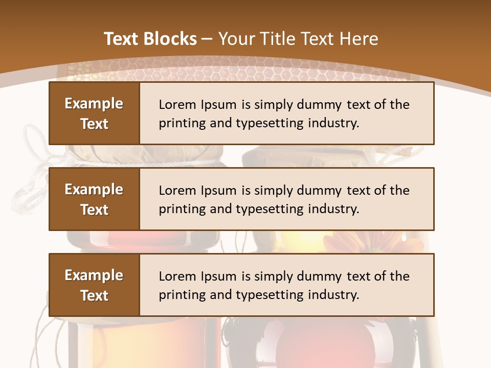 Jar Sweet Healthy PowerPoint Template