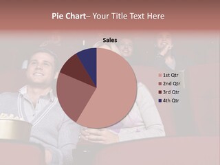 People Watching A Movie PowerPoint Template