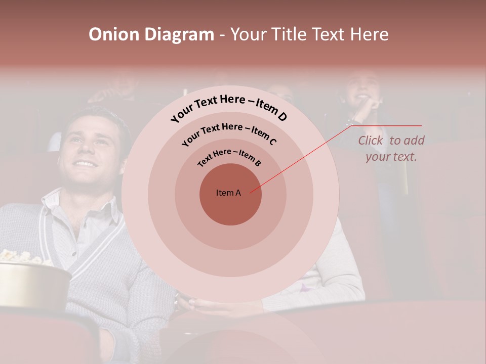 People Watching A Movie PowerPoint Template