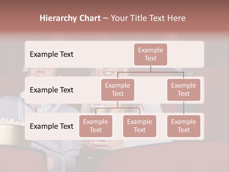 People Watching A Movie PowerPoint Template