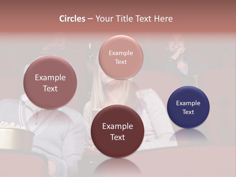 People Watching A Movie PowerPoint Template