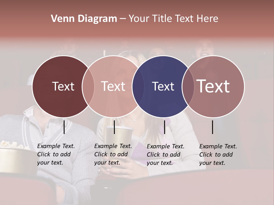 People Watching A Movie PowerPoint Template