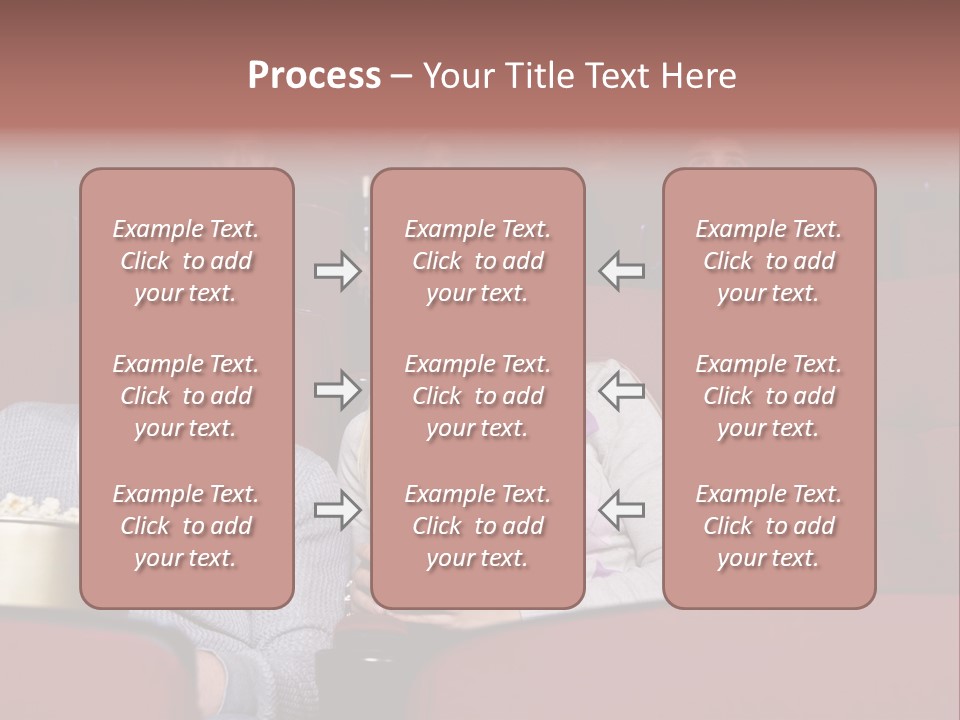 People Watching A Movie PowerPoint Template