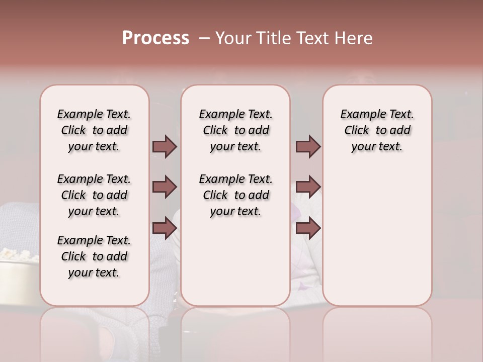 People Watching A Movie PowerPoint Template