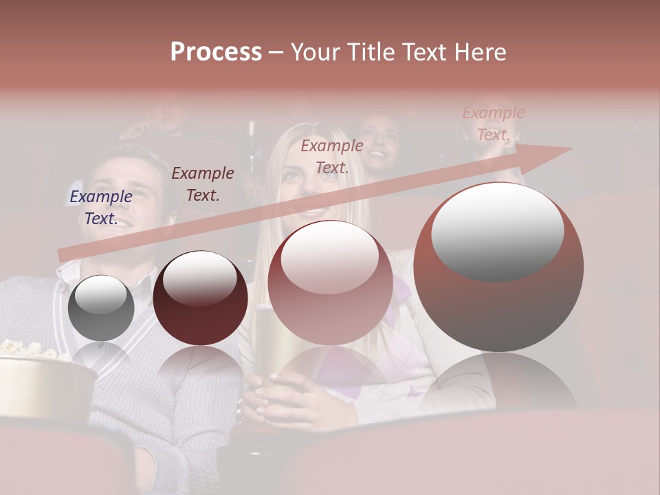 People Watching A Movie PowerPoint Template