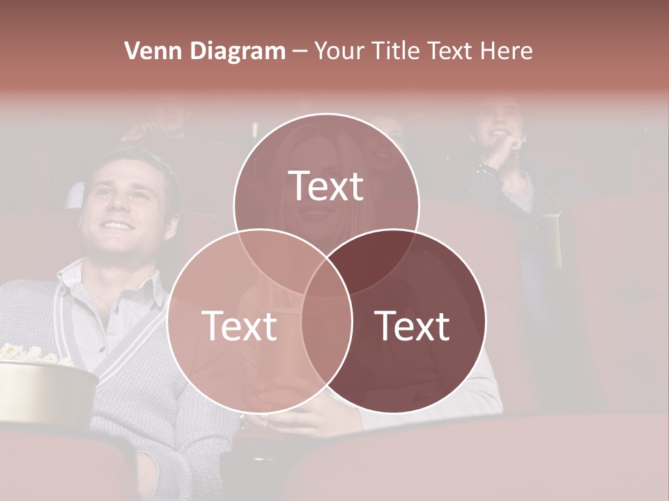 People Watching A Movie PowerPoint Template