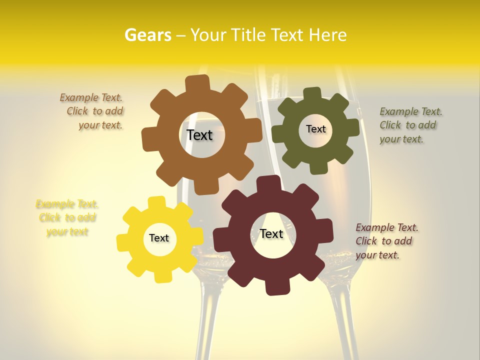 Glass Party Anniversary PowerPoint Template