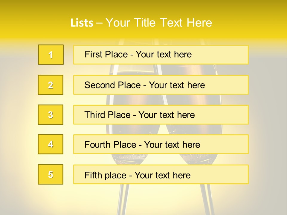 Glass Party Anniversary PowerPoint Template