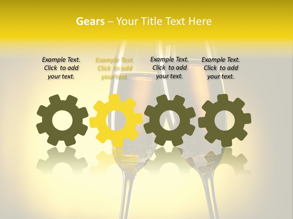 Glass Party Anniversary PowerPoint Template