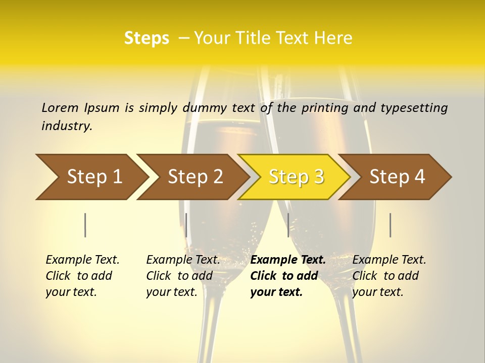 Glass Party Anniversary PowerPoint Template