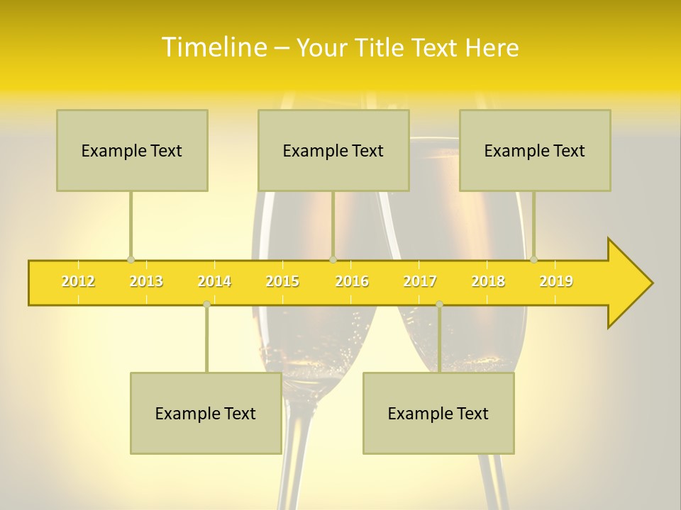 Glass Party Anniversary PowerPoint Template