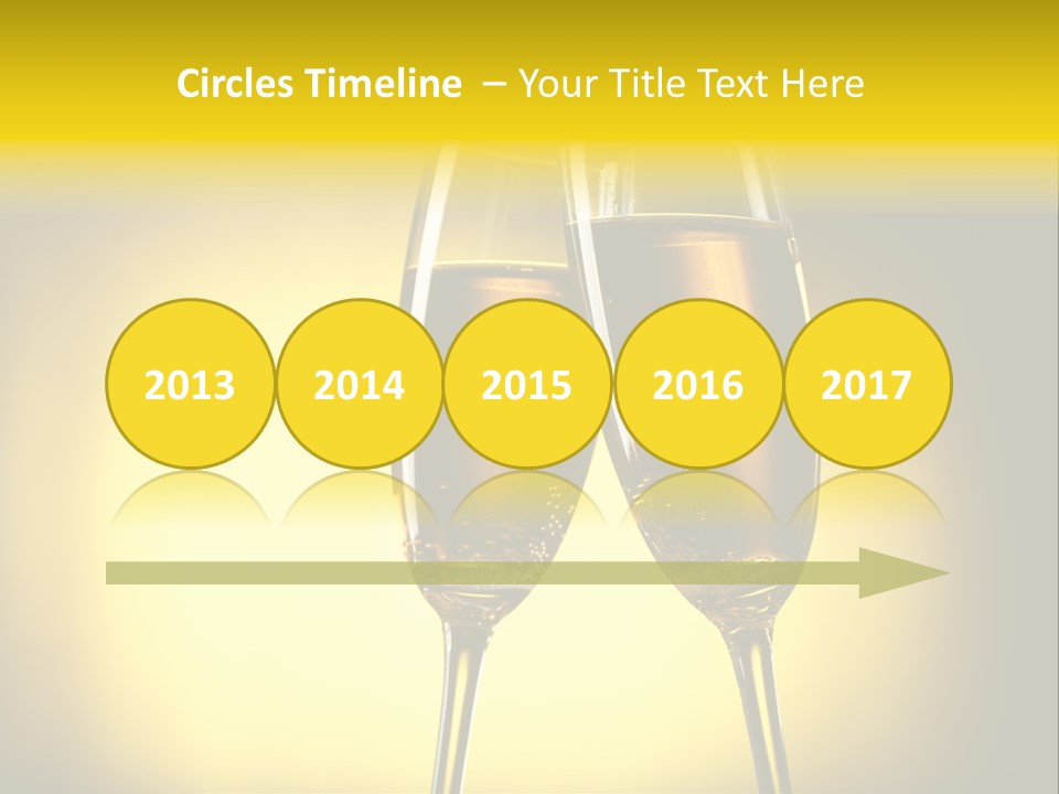 Glass Party Anniversary PowerPoint Template