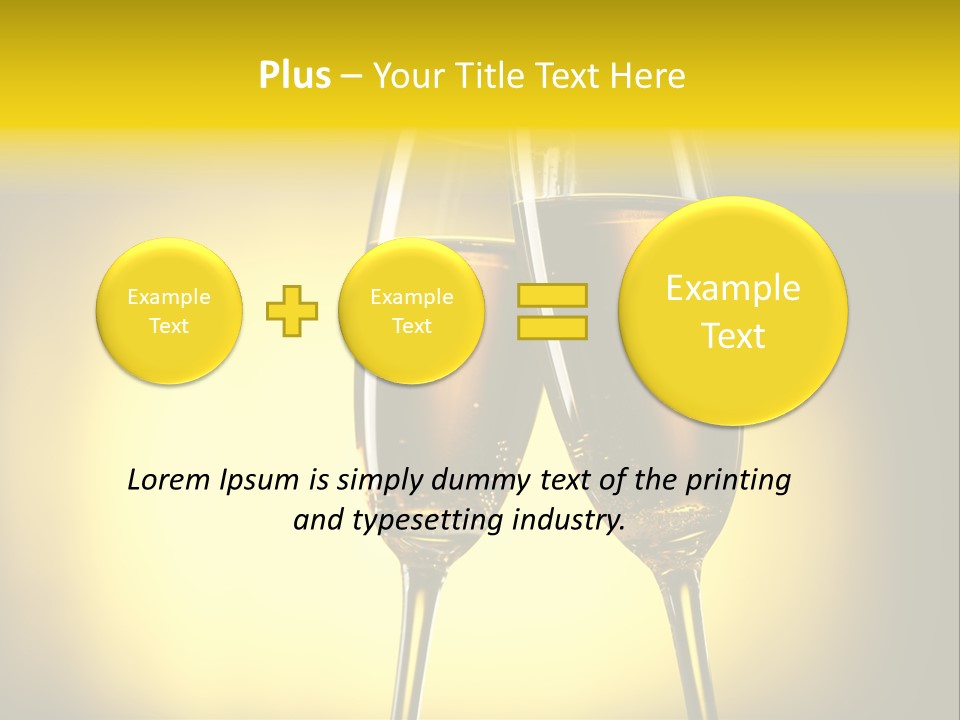 Glass Party Anniversary PowerPoint Template