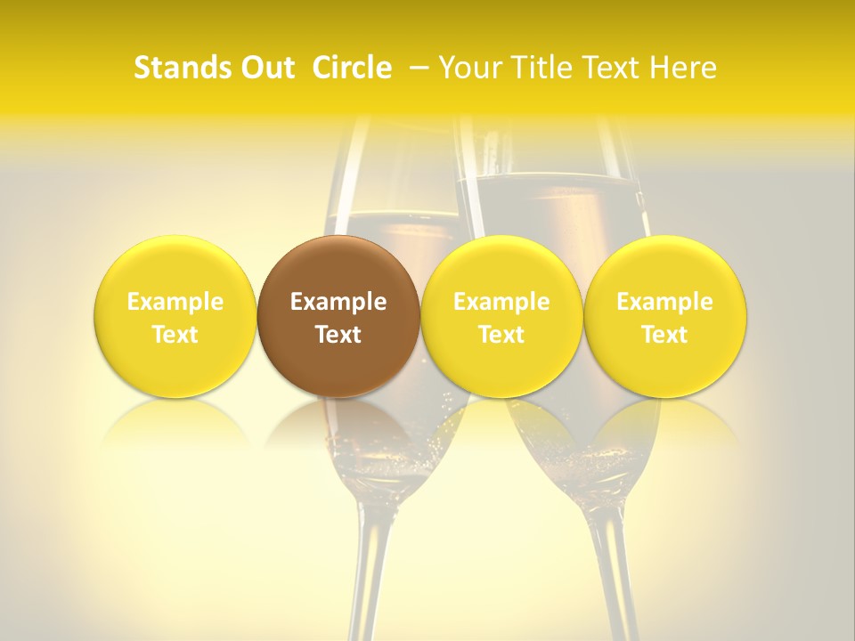 Glass Party Anniversary PowerPoint Template