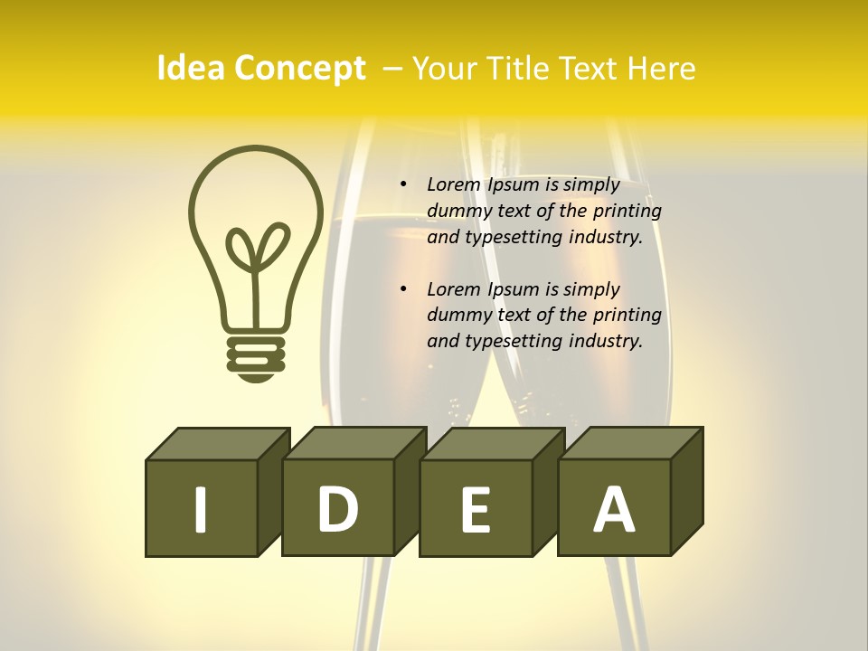 Glass Party Anniversary PowerPoint Template