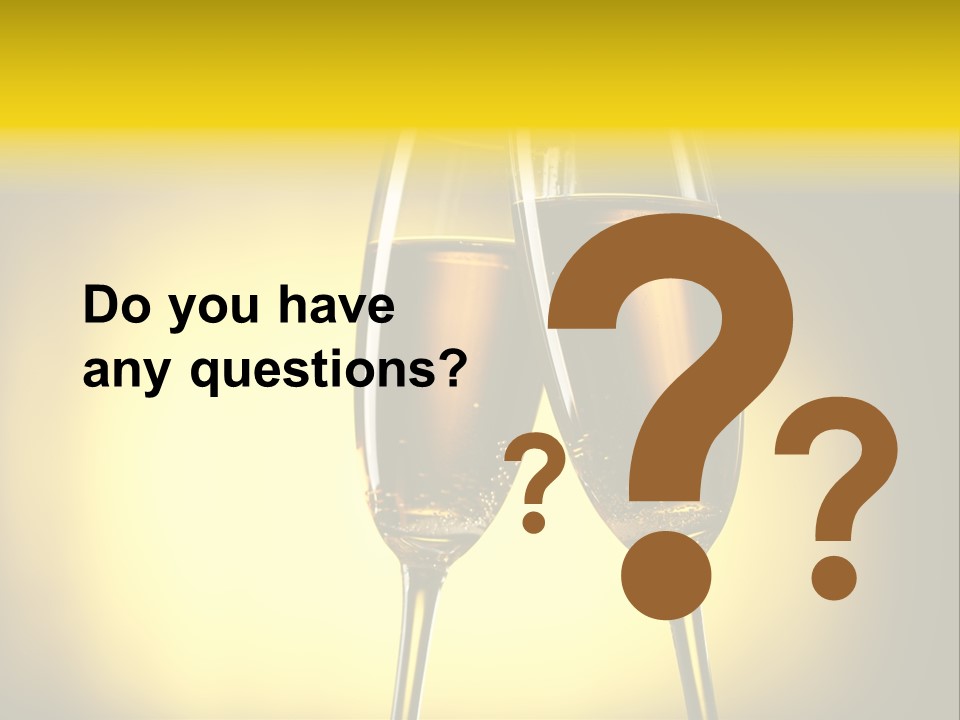 Glass Party Anniversary PowerPoint Template