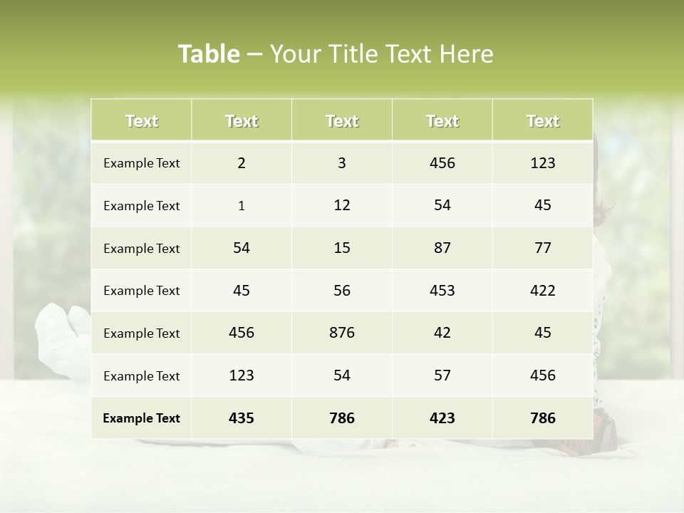 Table Teamwork Bu Ine PowerPoint Template