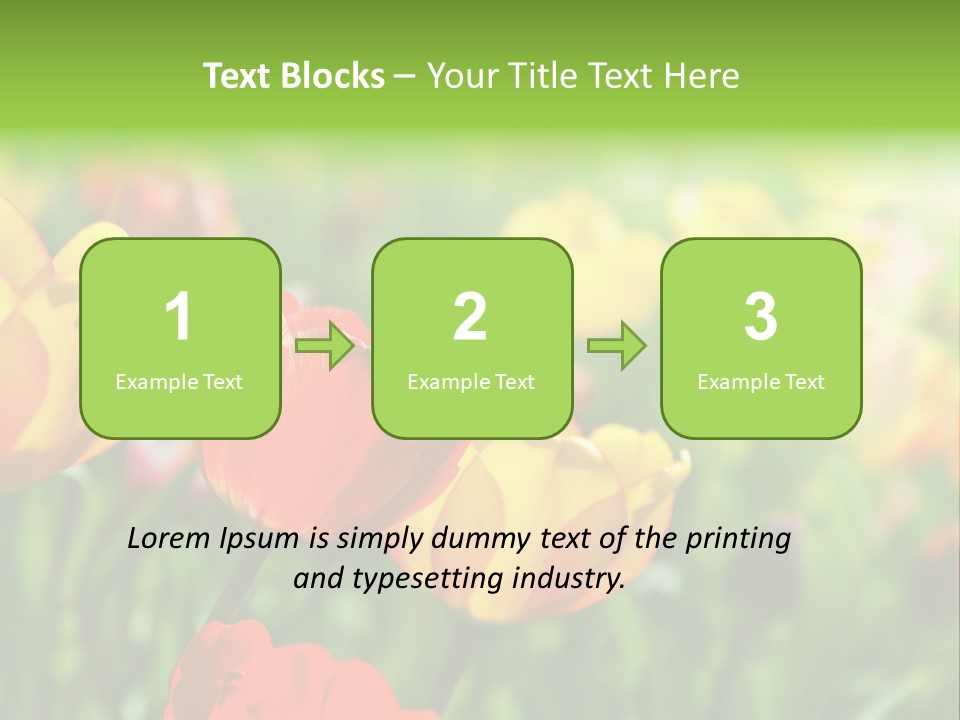 Flowers Tulips PowerPoint Template