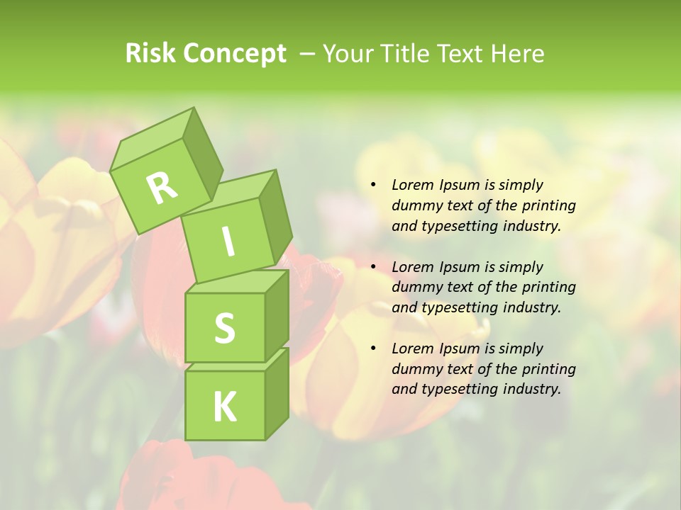 Flowers Tulips PowerPoint Template