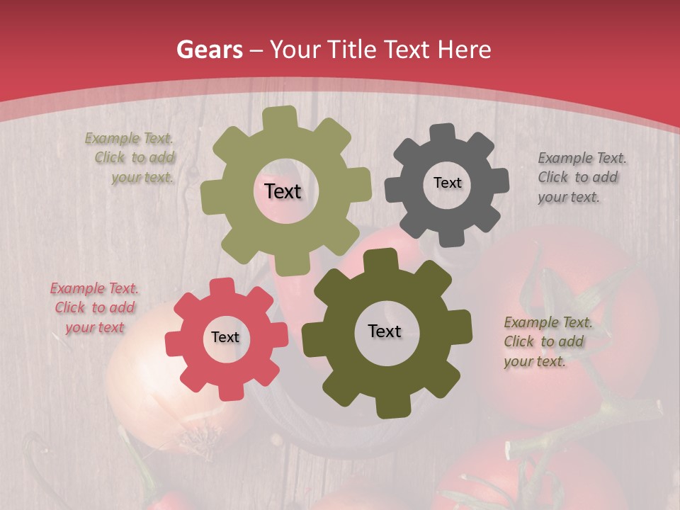 Lunch Kitchen Leaf PowerPoint Template