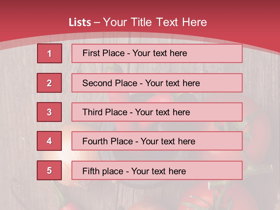 Lunch Kitchen Leaf PowerPoint Template