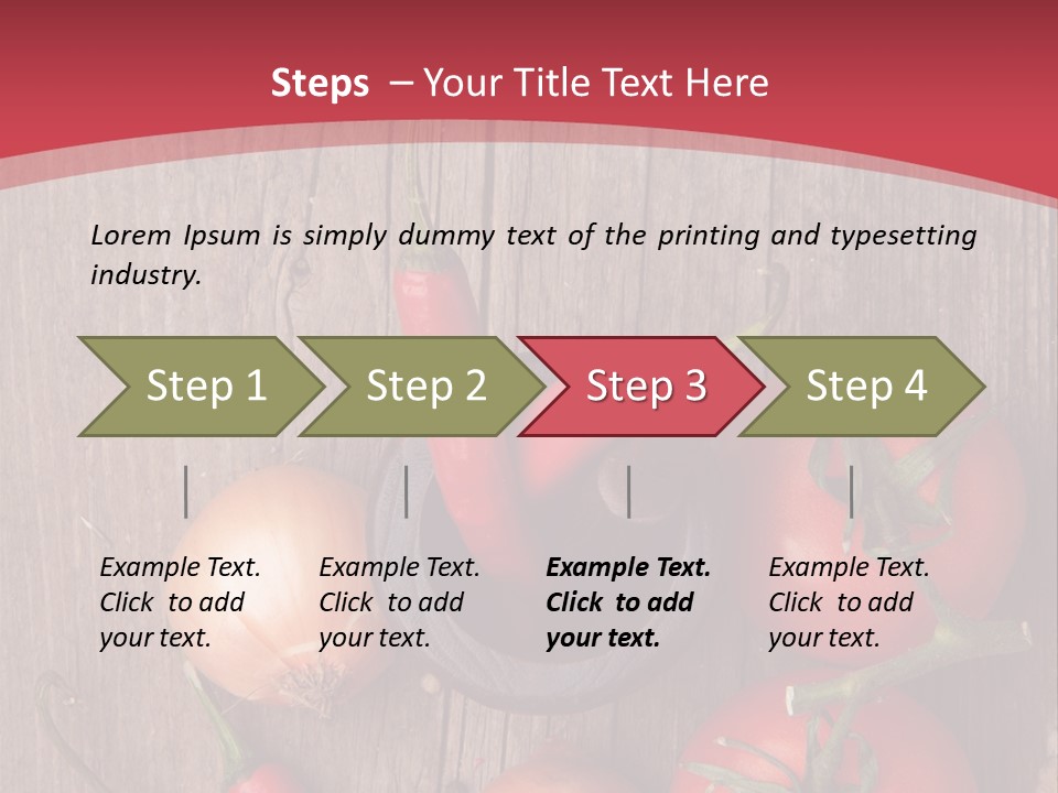 Lunch Kitchen Leaf PowerPoint Template