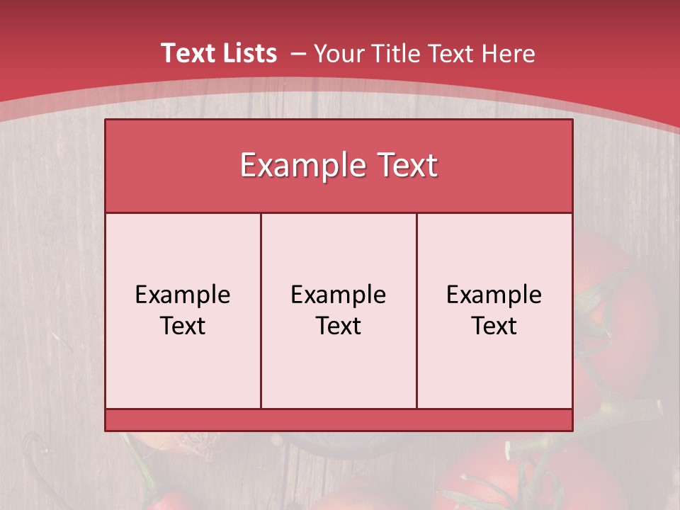 Lunch Kitchen Leaf PowerPoint Template