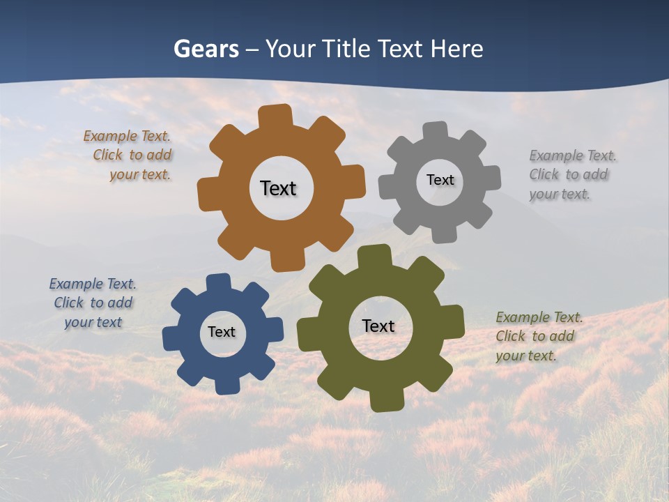 Blyznytsya Mountains Ukraine PowerPoint Template