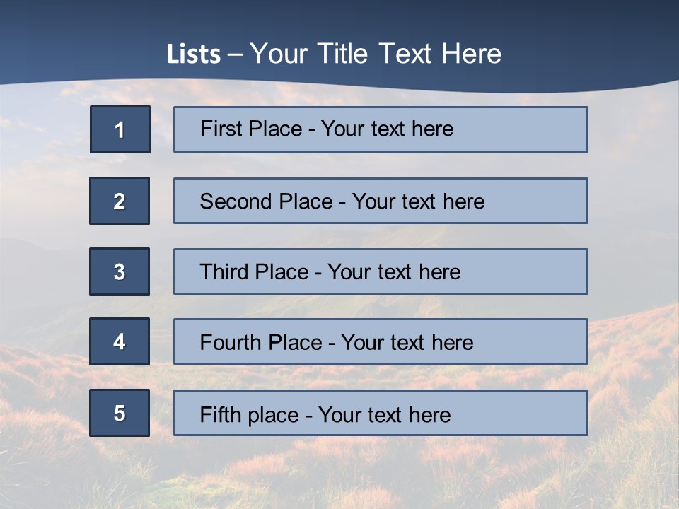 Blyznytsya Mountains Ukraine PowerPoint Template