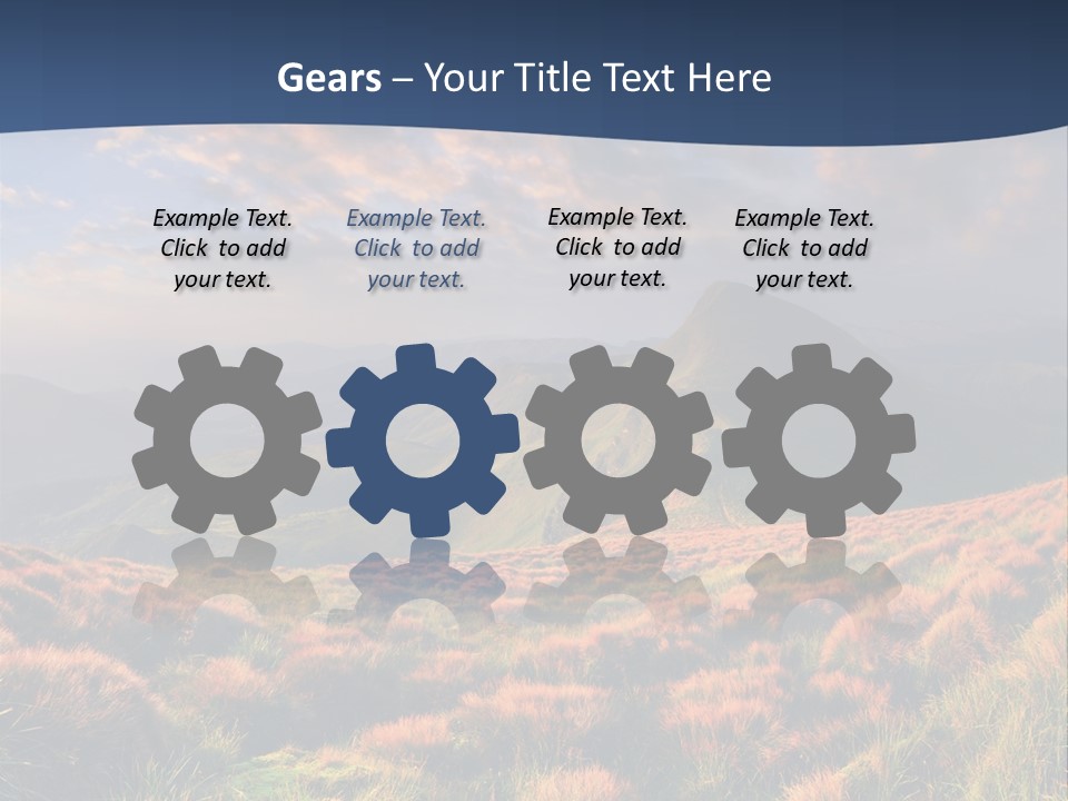 Blyznytsya Mountains Ukraine PowerPoint Template