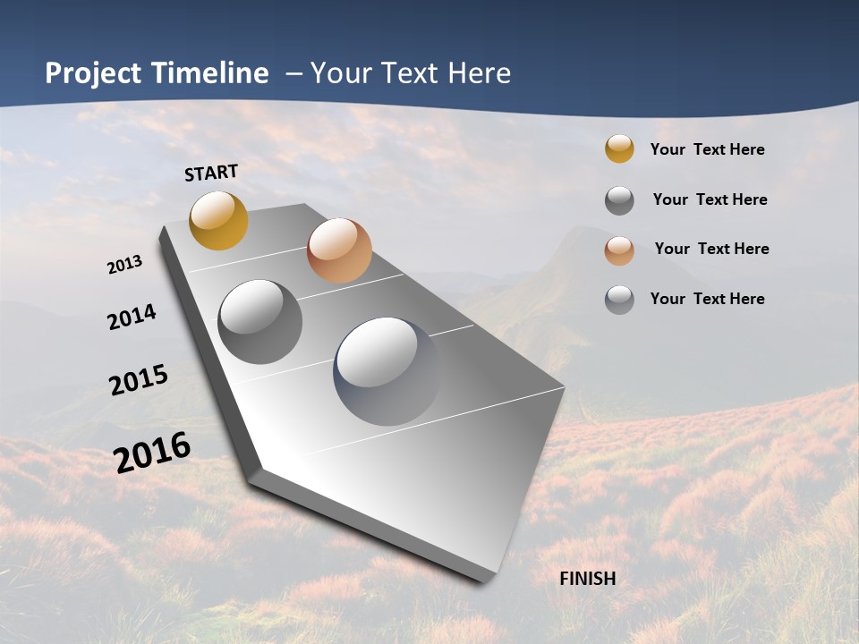 Blyznytsya Mountains Ukraine PowerPoint Template