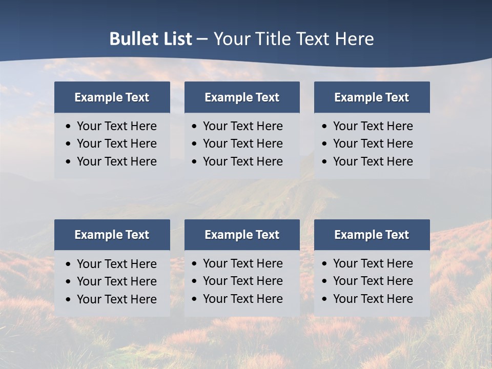 Blyznytsya Mountains Ukraine PowerPoint Template