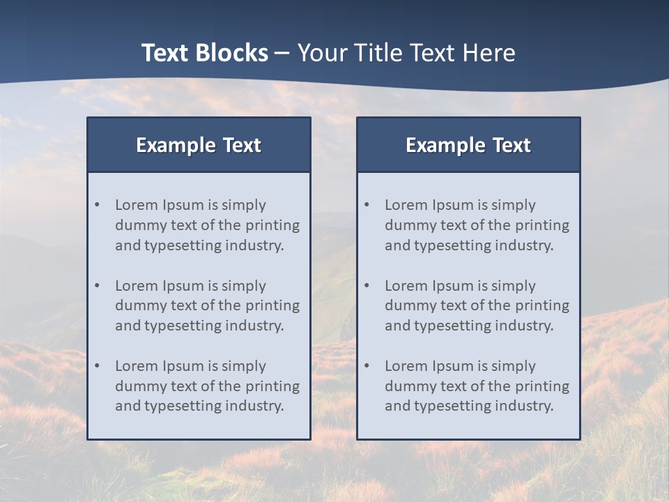 Blyznytsya Mountains Ukraine PowerPoint Template