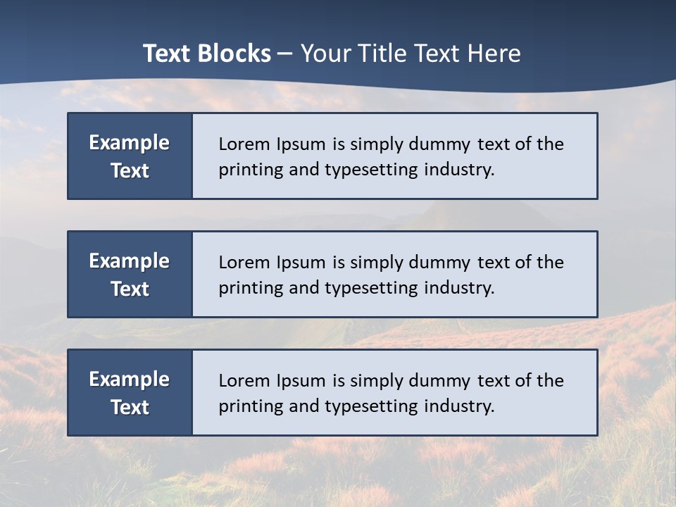Blyznytsya Mountains Ukraine PowerPoint Template