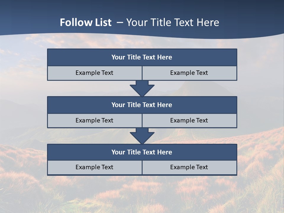 Blyznytsya Mountains Ukraine PowerPoint Template