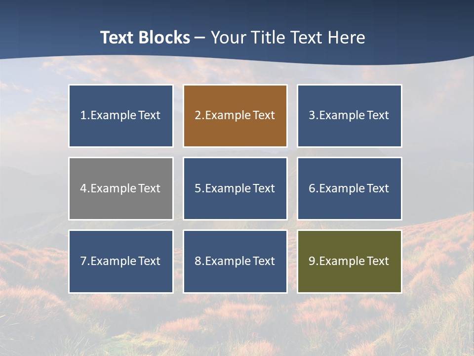 Blyznytsya Mountains Ukraine PowerPoint Template