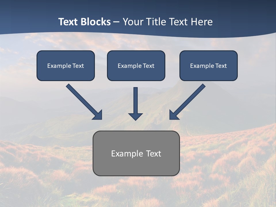 Blyznytsya Mountains Ukraine PowerPoint Template
