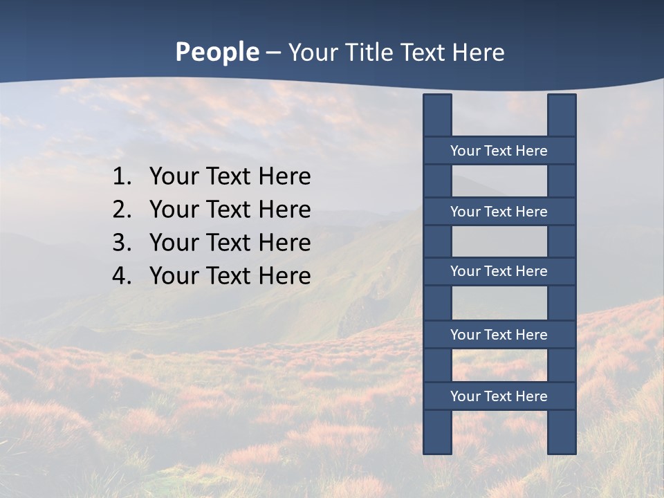 Blyznytsya Mountains Ukraine PowerPoint Template