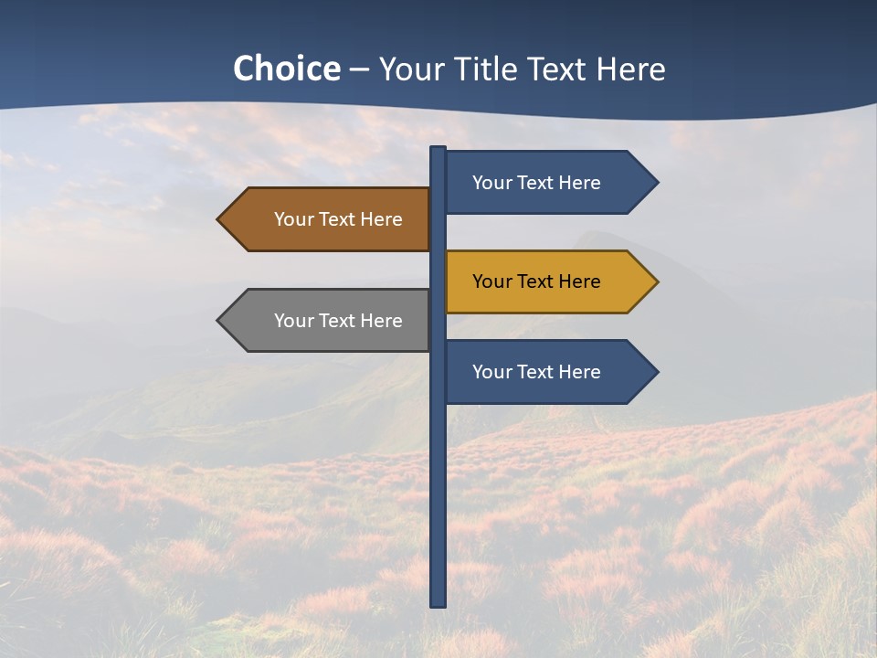 Blyznytsya Mountains Ukraine PowerPoint Template