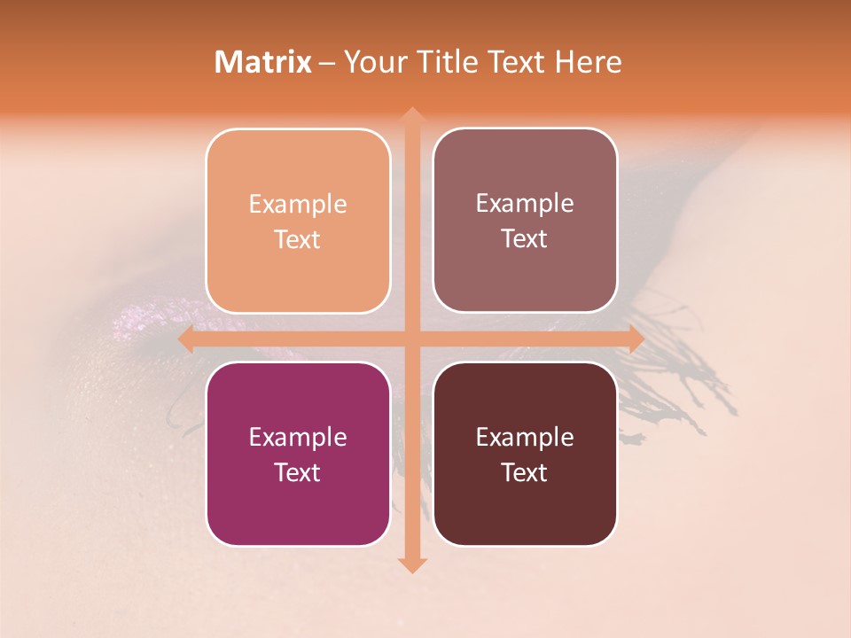 Long Eyelashes PowerPoint Template