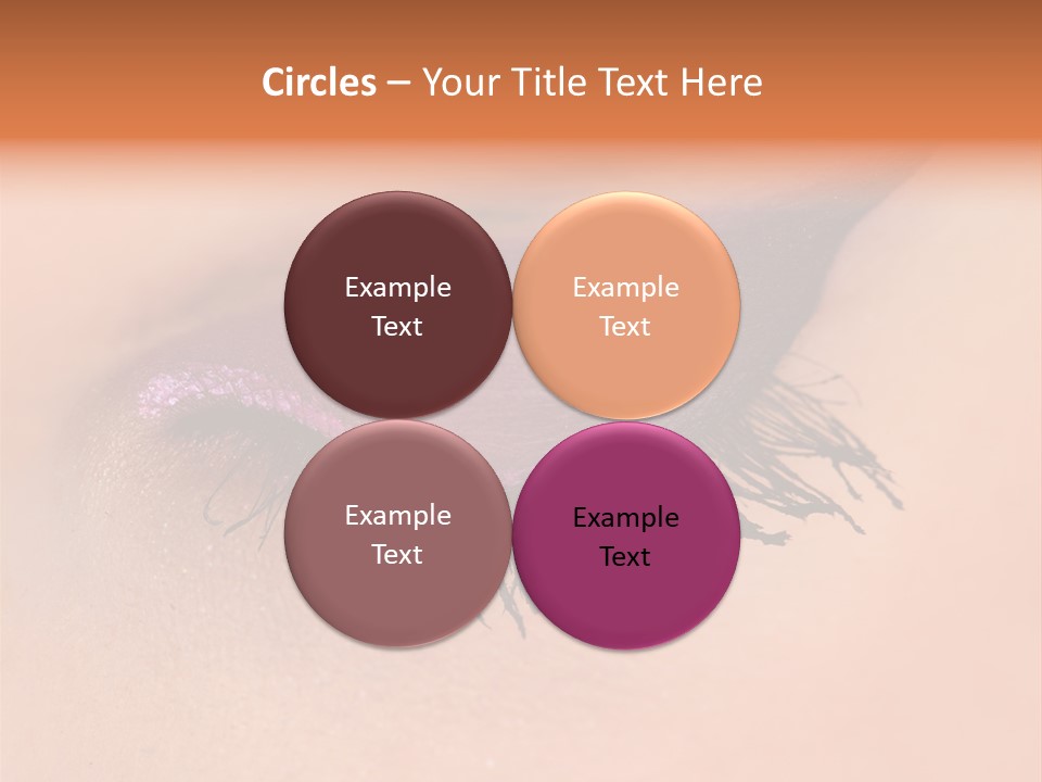 Long Eyelashes PowerPoint Template