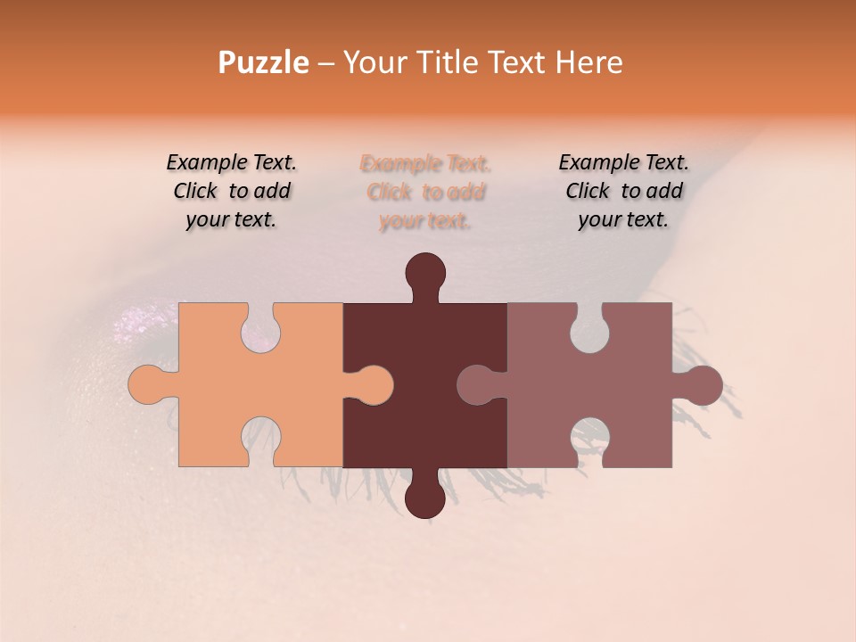 Long Eyelashes PowerPoint Template