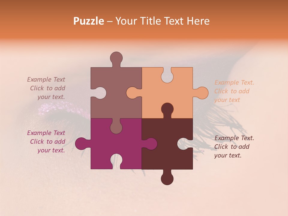 Long Eyelashes PowerPoint Template