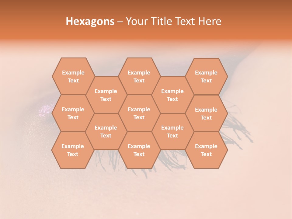 Long Eyelashes PowerPoint Template